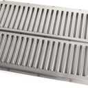 Stainless Steel Heat Plate Replacement for Ducane 4005/5004/5005 Grill Part | 15 3/8" x 24 3/8" Heavy-duty Heat Plate for Ducane Grills Replacement Parts, Holds Ceramic Briquettes, Even Heat, Rustproof