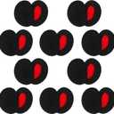 Bencailor 10 Pairs Bandless Ear Muffs Fleece Windproof Unisex Thick Covers for Men Women Winter (Black)