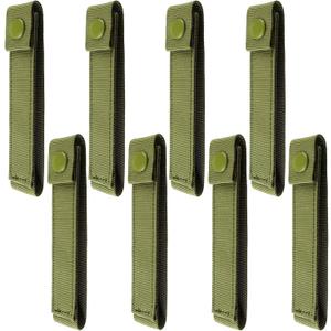 8 Pcs Molle Straps 6 Inch, Molle Panel Molle Accessories Molle Backpack for Plate Carrier Accessories Molle Straps Molle Adapter for Strap Bag