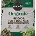 Miracle-Gro Organic Indoor Potting Mix - Protects Against Over and Under Watering, Planting Soil for Indoor Container Plants, Houseplants and Starter Plants, OMRI Listed, 16 qt.