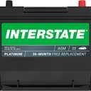 Interstate Batteries Automotive Battery 12V 55Ah (Group Size 35) 650CCA SLI AGM Auto Battery Replacement for Cars, SUVs, Sedans, Trucks (MTX-35)