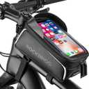 ROCKBROS Bike/Bicycle Phone Front Frame Bag, Waterproof, Tube Bag,Cycling Pouch, Bike Accessories for Men Compatible Phone Under 7