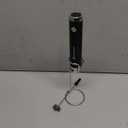 Maestri House Rechargeable Milk Frother with Stand, LunaFro Handheld Electric Foam Maker Waterproof Detachable Stainless Steel Whisk Drink Mixer Foamer for Lattes, Cappuccino (Black)