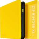 Vault X 16 Pocket XXL Zip Trading Card Binder 1088 Cards Exo-Tec (Yellow)