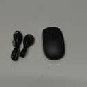 BLACK WIRELESS MOUSE WITH TWO CHARGERS