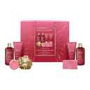 Baylis & Harding Midnight Cherry Luxury Pamper Gift Set For Women - Vegan Friendly