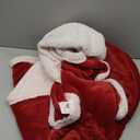 NANPIPER Sherpa Blanket Warm Blankets Super Soft Fuzzy Flannel Fleece/Wool Like Reversible Velvet Plush Couch Blanket Lightweight(Wine Red Throw Size 50"x60")