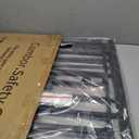 Cumbor 29.7-46" Baby Gate for Stairs, Mom's Choice Awards Winner-Auto Close Dog Gate for The House, Gifts for Mom, Easy Install Pressure Mounted Pet Gates for Doorways, Black