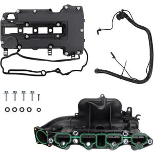 615-380KIT Intake Manifold and Valve Cover Kit Compatible with Buick Encore Chevy Chevrolet Cruze Sonic Trax 2012 2013 2014 2015 2016 2017 2018 2019