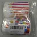 118 Foot self-Adhesive Bulletin Board Frame, Including one roll of Colored dots and one roll of Colored Pencil Bulletin Board Frame. Suitable for Schools, classrooms, and Offices