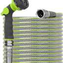 Flexible Garden Hose 75 FT - Heavy Duty Non-Expandable 75FT Outdoor Water Hose Pipe, 1/2" x 75Feet, 3/4" Solid Swivel Fittings, 75 Feet, Kink and Leak Proof