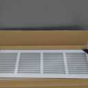 24"Wx6"H Duct Opening Return Air Grille,Air Return Vent Cover Grill for Sidewall and Ceiling,Solid Steel AC Vent Cover HVAC Cold Air Intake Grille Without Filter House,Outer Dimension:25.75WX7.75"H, For 24''W6''H-Duct Opening
