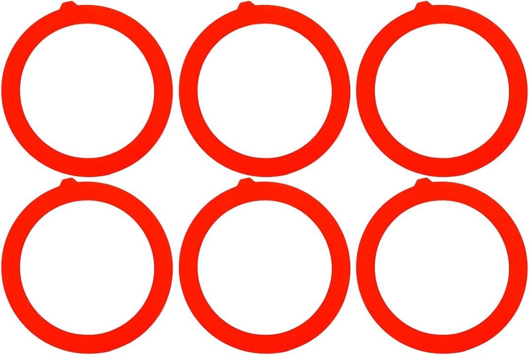 6 Pack Flush Valve Seal for Kohler Toilets,Toilet Tank Parts GP1059291 Silicone Replacement - Upgraded Leak-Proof Gasket Seal Kit Compatible with Kohler Canister, K-GP1059291