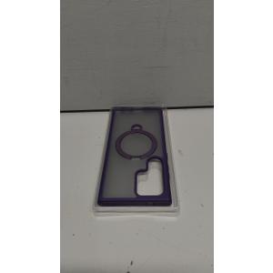 TORRAS 360°Spin Magnetic Stand for Samsung Galaxy S24 Ultra Case, Compatible with Magsafe, Shockproof Military Grade Protective Slim Galaxy S24 Ultra Phone Case with Kickstand & Ring Holder, Purple