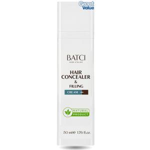 Batcı Hair Concealer & Filling Cream for Bald Spots & Thinning Hair – Waterproof, Sweat-Proof Scalp Coverage – Natural Root Touch-Up Cream for Men & Women – 1.69 Fl Oz 50 ml