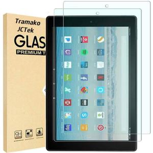 [2 Pack] All-New Fire HD 10 Screen Protector (9th /7th/5thGeneration- 2019/2017/2015 Release) 2.5D Curved Edge,Bubble-Free High Sensitivity Anti Fingerprint Scratch for HD 10 2019 Released