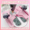 DZHPSRSZ Polymer Clay Earring Making Kit with Drill Guide, Polymer Clay Tools, Perfect DIY Starter Set for Jewelry Crafts