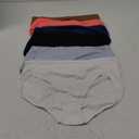 Hanes Women's Bikini Panties Pack, Soft Cotton Underwear, 6-Pack (Retired, Colors May Vary) Size 9