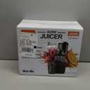 Slow Cold Press Juicer Machines: Masticating Cold Pressed Compact Juicer For Vegetable And Fruit Easy To Clean, Silver Grey