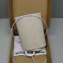 lampshades Set of 2, Drum Lamp Shades, Lamp Shades for Table Lamps Easy Assembly Required Lamps Shades Natural Linen Fabric 