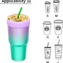 30 Oz Stainless Steel Vacuum Insulated Travel Tumbler Cup with Lid and Straw - Car Beverage Insulated Mug for Cold Drinks and Coffee