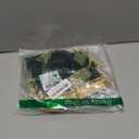 HRX Package Velvet Jewelry Bags 3x4 inch, 20pcs Black Gold Cloth Drawstring Pouches for Small Gift