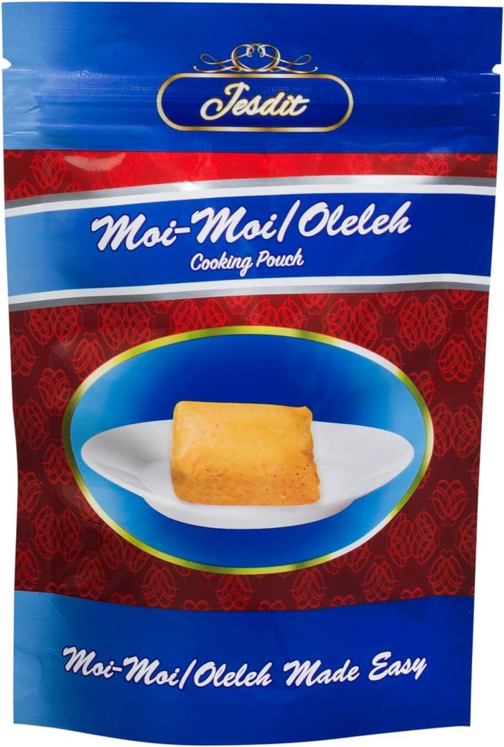 Jesdit Moi Moi Cooking Pouch (Pack of 100) Great for Moi Moi/Moin Moin (Bean Cake), Okpa, Ekuru, and Ofada