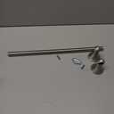 Moen Preston Collection Brushed Nickel 18-Inch Single Bathroom Towel Bar, DN8418BN