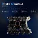 AUCERAMIC 615-175 Upper Intake Manifold with Gaskets Fit for Ford