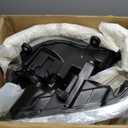 APSVE 2PCS Chrome Headlight Compatible with 2011 2012 2013 2014 2015 2016 2017 2018 Dodge Grand Caravan For 2008-2016 Chrysler Town & Country Headlight+Corner Parking Turn Signal Marker Light, Clear