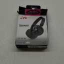 JVC Deep Bass Wireless Headphones, Bluetooth 5.2, Built-in EQ (Bass/Clear/Normal), Multi-Point Connection, Voice Assistant Compatible, 35 Hour Battery Life - HAS36WB (Black) (Small)
