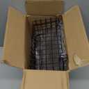 Wire Hanging Storage Basket 2 Packs, Wall Mounted Kitchen Bathroom Storage Basket, Home Multi-Functional, no Punching, Bearing Strong, Suitable for Home, Office,Black