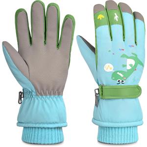 Children Ski Gloves Kids Waterproof Winter Outdoor Snowboard Warm Gloves for Boys Girls