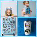 50 Pcs Jesus Christian Bible Stickers for Kids, Neon Christ Faith Vinyl Waterproof Water Bottle Laptop Decals, Teens Adults Religious Christianity Christmas Easter Thanksgiving (Bible-pvc-163kshr)