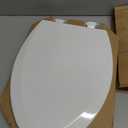 Bemis 1500EC 390 Lift-Off Wood Elongated Toilet Seat, Cotton White (Pack of 1)