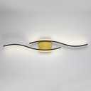 Modern Bathroom Light Fixtures, Black and Gold Vanity Light Bathroom Sconces Wall Lighting, 3 Colour Temperatures LED Vanity Lights for Bathroom, Living Room, Bedroom, Hallway (Black + Gold)