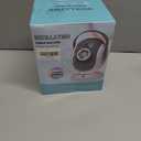 Joyfuture Automatic Bubble Machine, Black Bubbles Blower for Kids, Toddlers - 360 Rotation, 75 Adjustment, with LED Light - Gifts for Boys, Girls, Outdoor, Birthday, Party