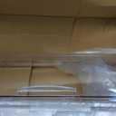 4 Pcs Clear Chafing Dish Covers Full Size Plastic Roll Top Chafing Dish Lid 21 x 13 x 6.7 Inches Food Pan Covers Plate Lid for Hot Buffet Cake Cupcake Dessert Display Bakery Outdoor Restaurant Hotel