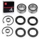 Front Wheel Bearings & Seals Compatible with Honda Foreman 400 TRX400FW Foreman 450 TRX450 S/ES/FE/FM Foreman 500 Rubicon 500 TRX500 Rincon 650 TRX650 Rincon 680 TRX680 1995-2014