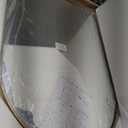 ANDY STAR Arched Mirror, 22 x 30 Inch Gold Wall Mirror in Stainless Steel Metal Frame, Arch Top Rounded Corner 1 Inch Deep Set Design Wall Mount Hangs Vertical