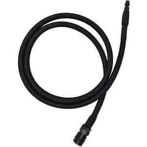 HPA Paintball Air SLP FLEX Hose Remote Line, Lower Pressure Co2 Hose with US Foster Coupler,1/8" Industrial Interchange