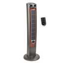 Lasko Oscillating Tower Fan with Remote, Quiet Floor Fans for Bedroom, 42", Woodgrain and Grey, T42954, 42.5"