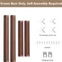 Canvas Frame for 24x24 Wall Art Prints,1.5" Deep,Walnut Woodgrain