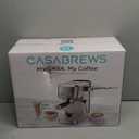 CASABREWS 3700 Essential Espresso Machine 20 Bar, Stainless Steel Cappuccino & Latte Machine with Steam Frother for Home, 43.9oz Water Tank, Coffee Gift for Women & Men, Silver