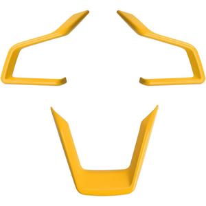 Auovo Center Console Steering Wheel Cover Trims for Subaru Crosstreck Outback Legacy Accessories 2018-2026 for Subaru Impreza 2017-2026/19-26 Forester/Ascent 2018-2026 (Yellow)