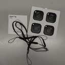 Air Tracker Tag 4 Pack: Bluetooth Item Finder with Apple Find My APP (iOS Only), Item Locator for Keys Finder, Luggage Tracker, Bags Wallets Tracking, IP67 Waterproof Smart Tag