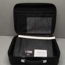 Fireproof Document Box with Combination Lock - Fire & Water Resistant Hard Case Safe Box for Important Documents, Certificates, Laptops, Passports (Black)