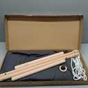 Baby Swing for Infants to Toddlers,Indoor Outdoor Wooden Hanging Swing Seat with Safety Belt and Mounting Hardware, Suitable for Ages Up to 3,Grey