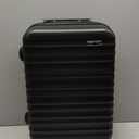 Amazon Basics 21" Hardside Carry-On Luggage, Hardshell Suitcase With Wheels, Expandable For Up to 25% More Space, With Scratch-Resistant Surface, Four Multi-directional Wheels, Black