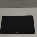 2-in-1 Ergonomic Keyboard Wrist Rest with Keyboard Lift, Soft Memory Foam Coating, Non-Slip PU Base, Desk Accessories 43 cm for Work and Gaming (Black)